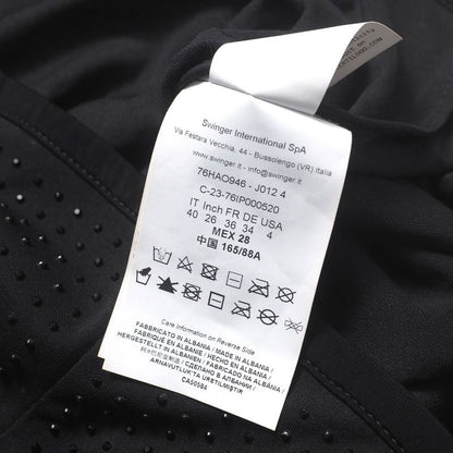 Versace Jeans Dress 40 Sleeveless Visual Dot Logo Plate