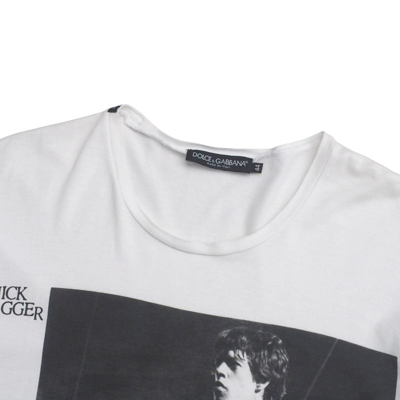 Dolce & Gabbana Short Sleeve T-Shirt 44 Mick Jagger