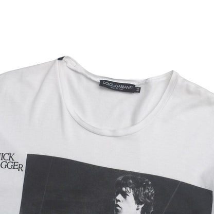 Dolce & Gabbana Short Sleeve T-Shirt 44 Mick Jagger