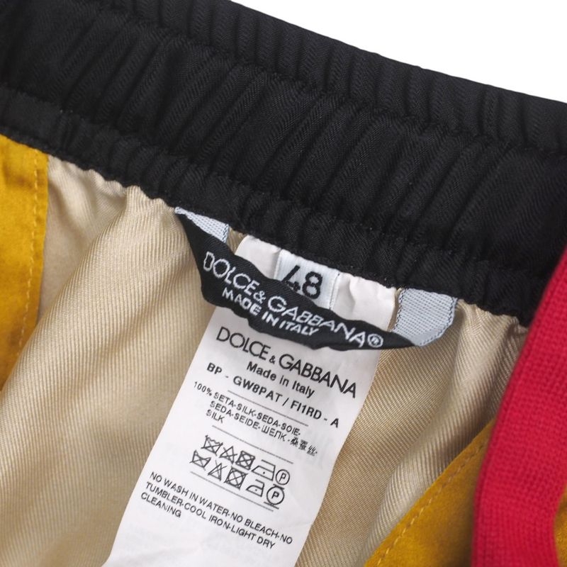 Dolce & Gabbana Shorts 48 Silk Bermuda Pants
