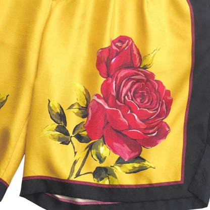 Dolce & Gabbana Shorts 48 Silk Bermuda Pants