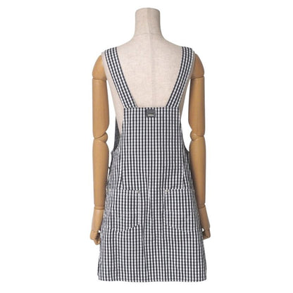 Versace Vintage Overalls 28 42 Medusa Button Gingham Check Dress