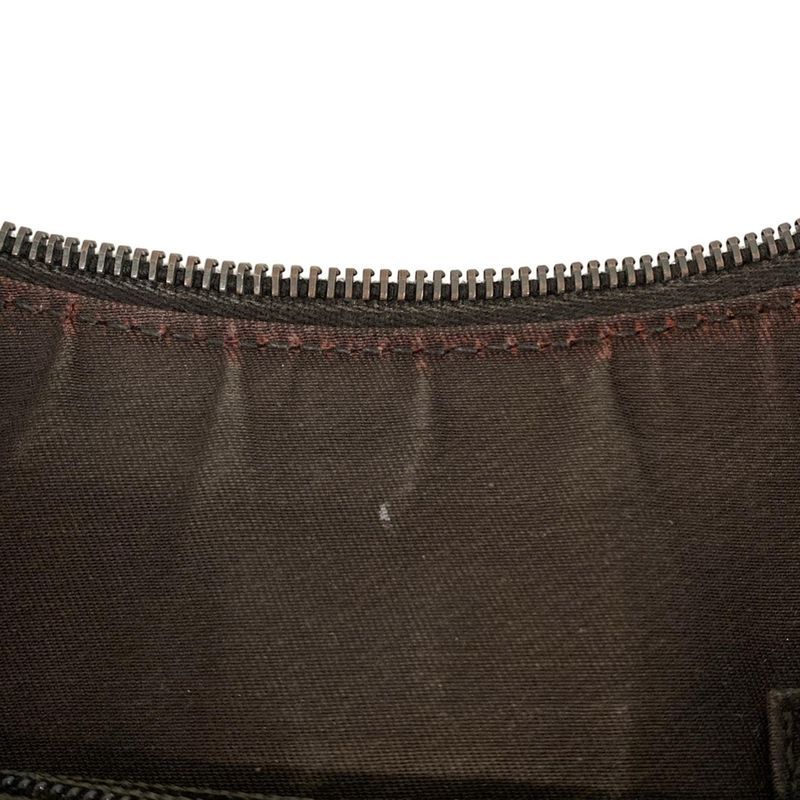 Gucci Shoulder Bag GG Pattern 181092 Beige X Dark Brown Leather