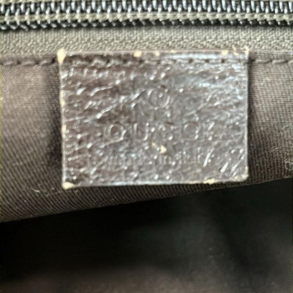 Gucci Shoulder Bag GG Pattern 181092 Beige X Dark Brown Leather
