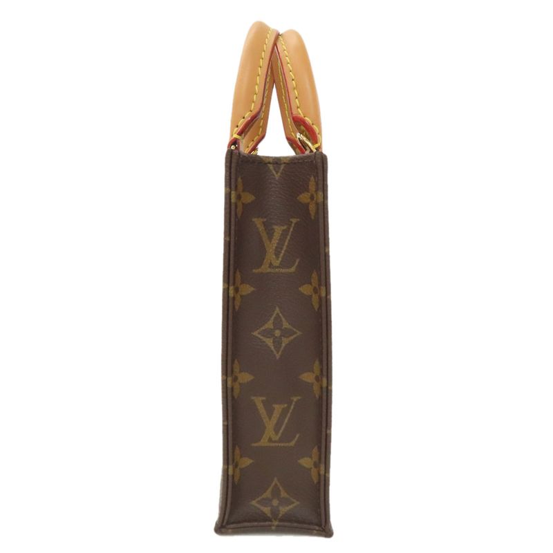 Louis Vuitton M69442 Petite Sac Plastic Handbag Monogram Canvas Ladies