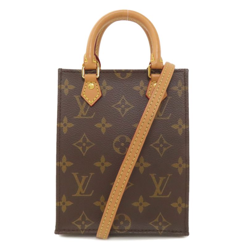 Louis Vuitton M69442 Petite Sac Plastic Handbag Monogram Canvas Ladies