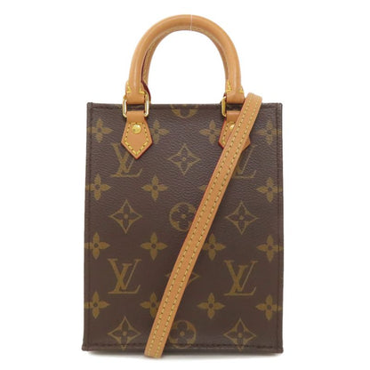 Louis Vuitton M69442 Petite Sac Plastic Handbag Monogram Canvas Ladies
