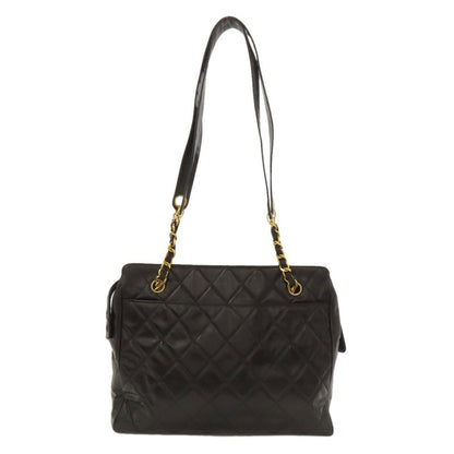 Chanel Chain Bag Matelasse Gold Hardware Shoulder Bag Calf Women's