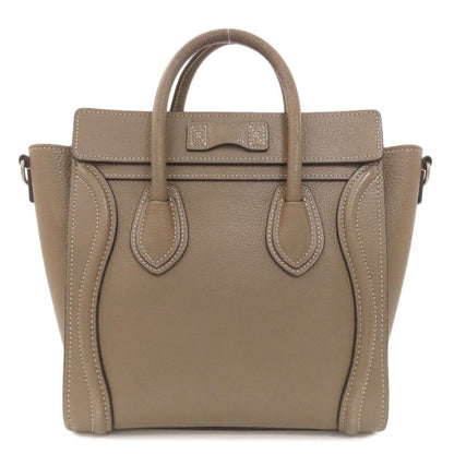 Celine Luggage Nano 2WAY Handbag Calf Ladies