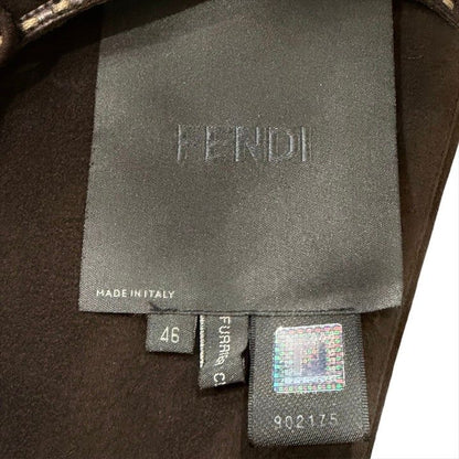Fendi Selleria Vintage Jimton Coat Brown Jacket