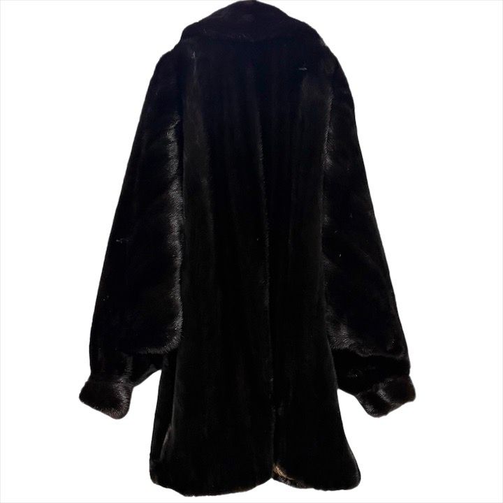 Fendi Mink Reverse Hair Long Coat Fur Brown