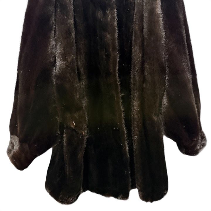 Fendi Mink Reverse Hair Long Coat Fur Brown