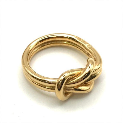 Hermes Atame Scarf Ring Gold Metal Closure