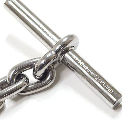 Hermes Key Holder Chaine D'ancre Metal Silvery Bag Charm Ring