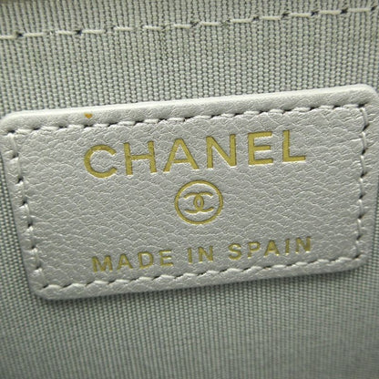 Chanel Coin Case Chanel19 Chanel 19 Ap0949 Silver Round Zipper Gold Hardware