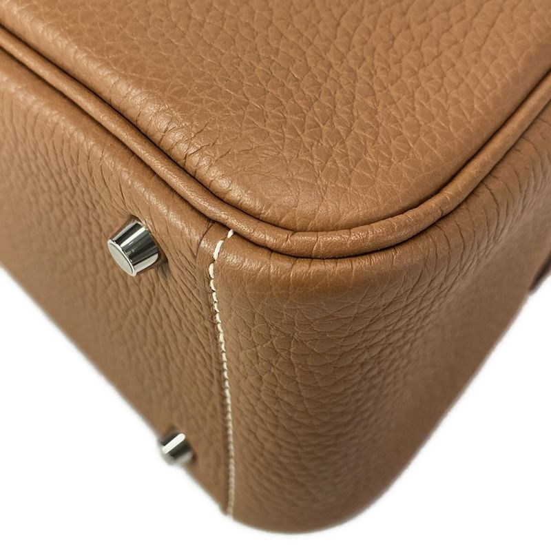 Hermes Shoulder Bag Lindy Mini Gold Silver Hardware