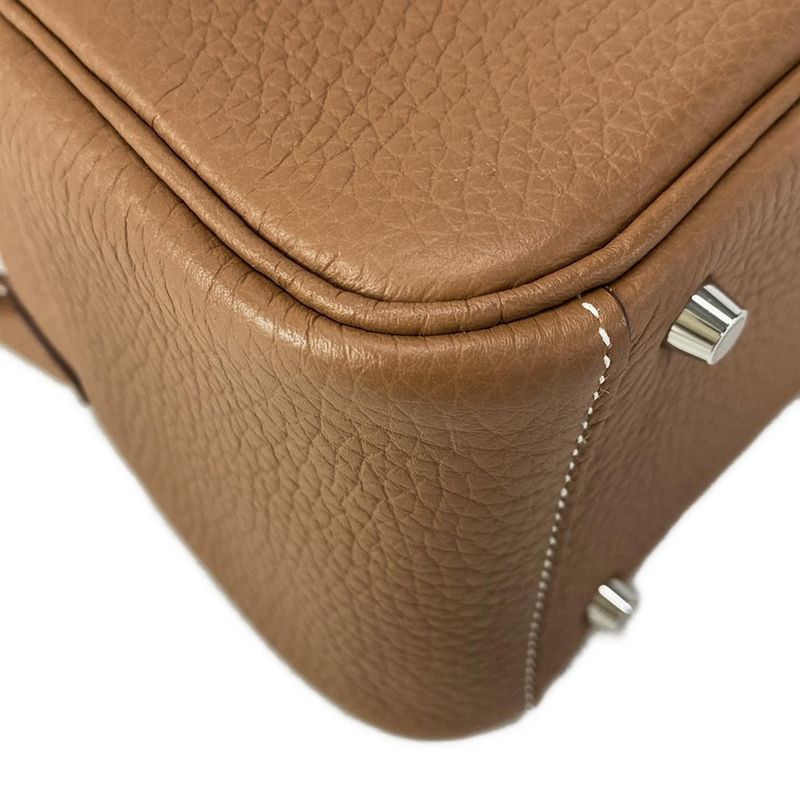 Hermes Shoulder Bag Lindy Mini Gold Silver Hardware