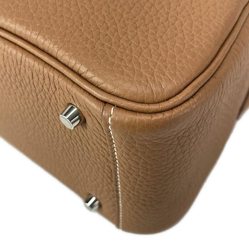 Hermes Shoulder Bag Lindy Mini Gold Silver Hardware