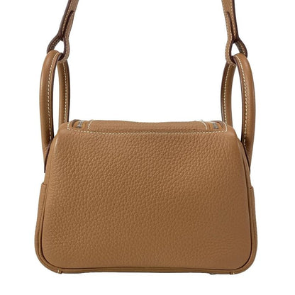 Hermes Shoulder Bag Lindy Mini Gold Silver Hardware