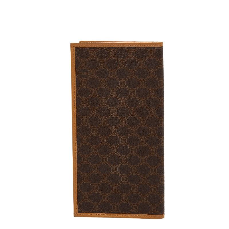 Celine Macadam Brown PVC Leather Women's Celine
