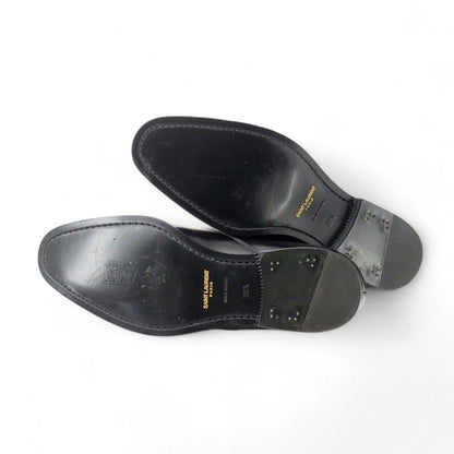 Saint Laurent Paris Dress Shoes 38.5 Lace Up Leather Derby