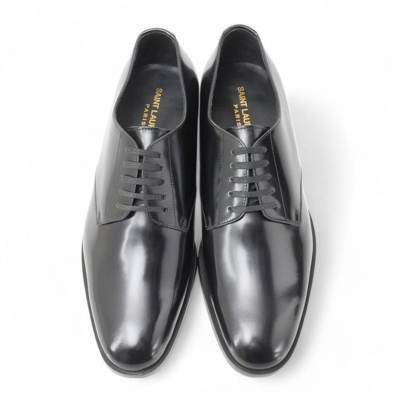 Saint Laurent Paris Dress Shoes 38.5 Lace Up Leather Derby