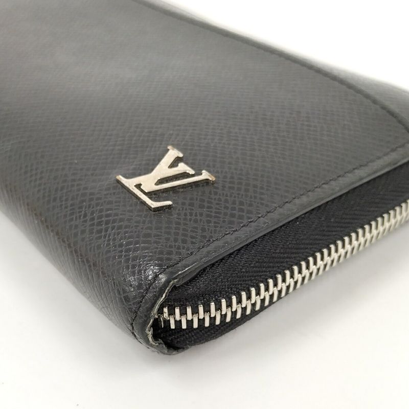 Louis Vuitton Zippy Dragonne Long Wallet Taiga Ardoise M69409
