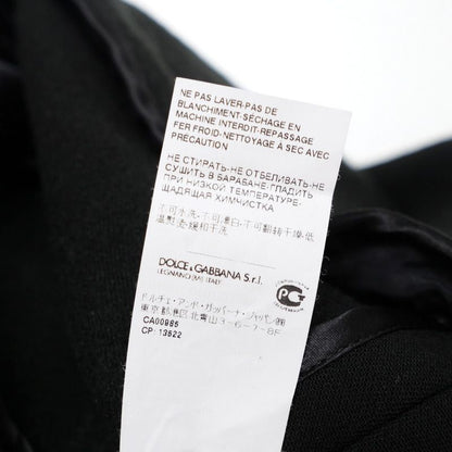 Dolce & Gabbana Coat 40 3/4 Sleeve Long Lace Black