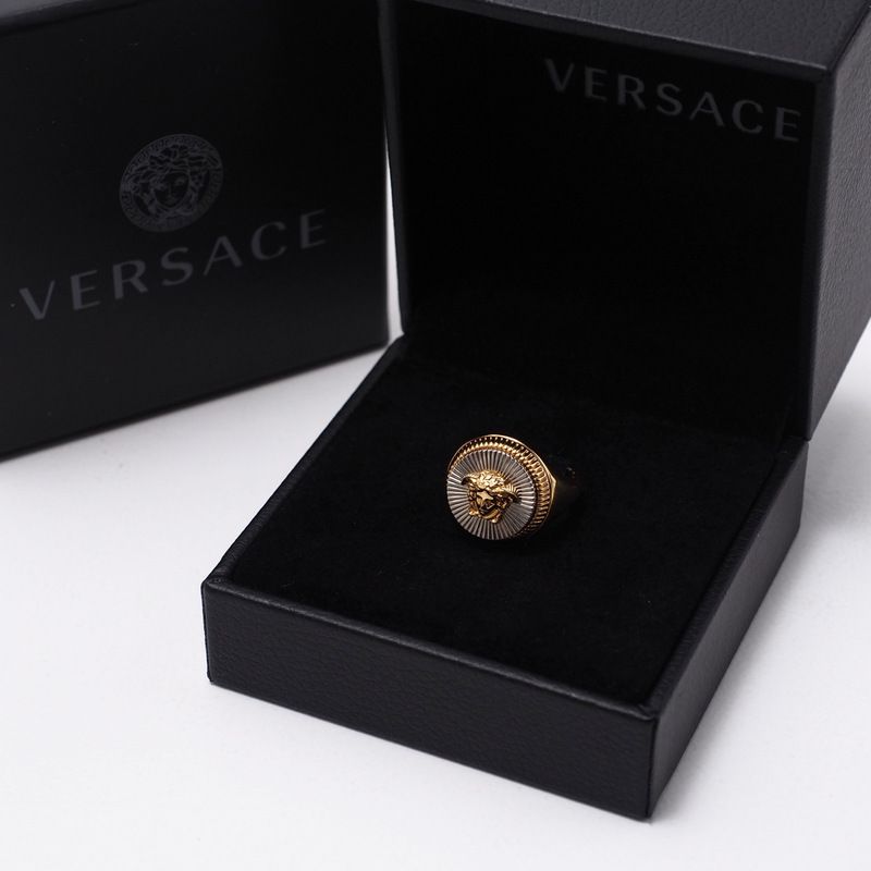 Versace Ring Medusa Bicolor