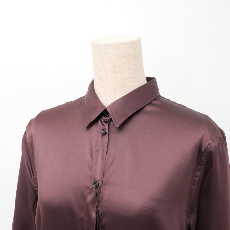 Dolce & Gabbana Blouse 46 Silk Bordeaux