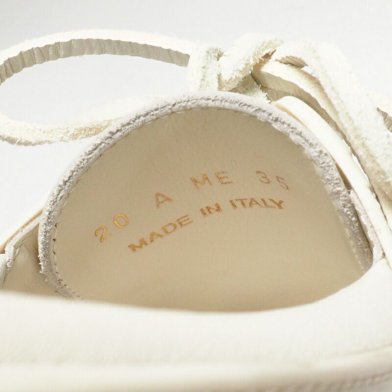 Dior Walker Deck Shoes 35 Leather Ivory