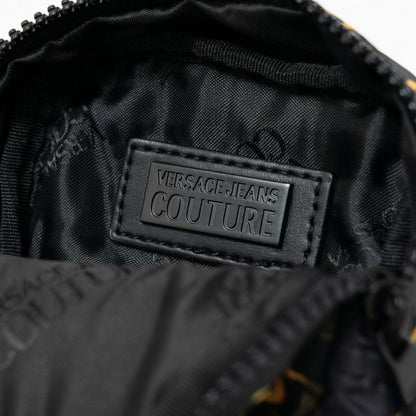 Versace Jeans Range Logo Type Sketch 11 Belt Bag Couture Black Yellow