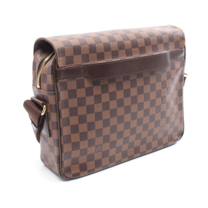 Louis Vuitton Shoulder Bag Shelton MM N41149 PVC Coated Canvas Leather Shelton