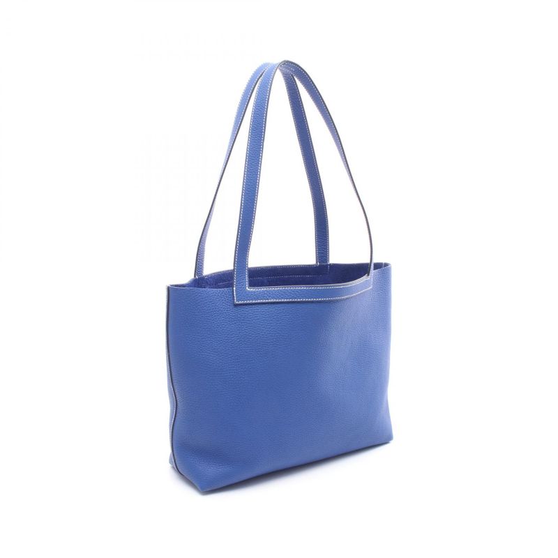 Hermes Tote Bag Cabas Serie 31 Blue Royale Leather Cabas Serie 31 Blue Royale