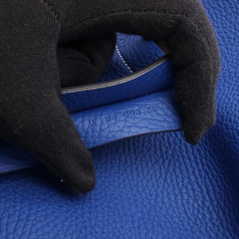 Hermes Tote Bag Cabas Serie 31 Blue Royale Leather Cabas Serie 31 Blue Royale