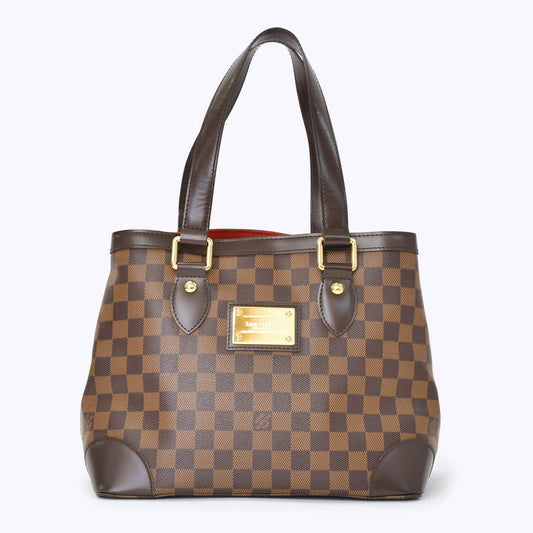 Louis Vuitton Hampstead PM Handbag Brown Damier Gold
