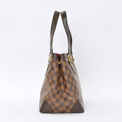 Louis Vuitton Hampstead PM Handbag Brown Damier Gold — view 2