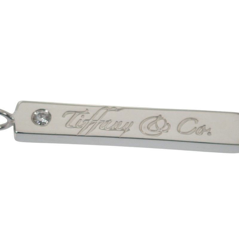 Tiffany & Co Notes Bar Pendant Necklace Silver 925