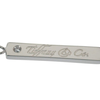Tiffany & Co Notes Bar Pendant Necklace Silver 925