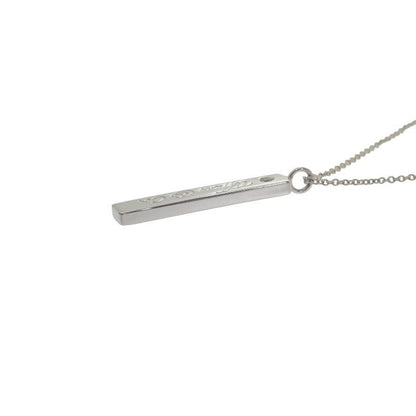 Tiffany & Co Notes Bar Pendant Necklace Silver 925