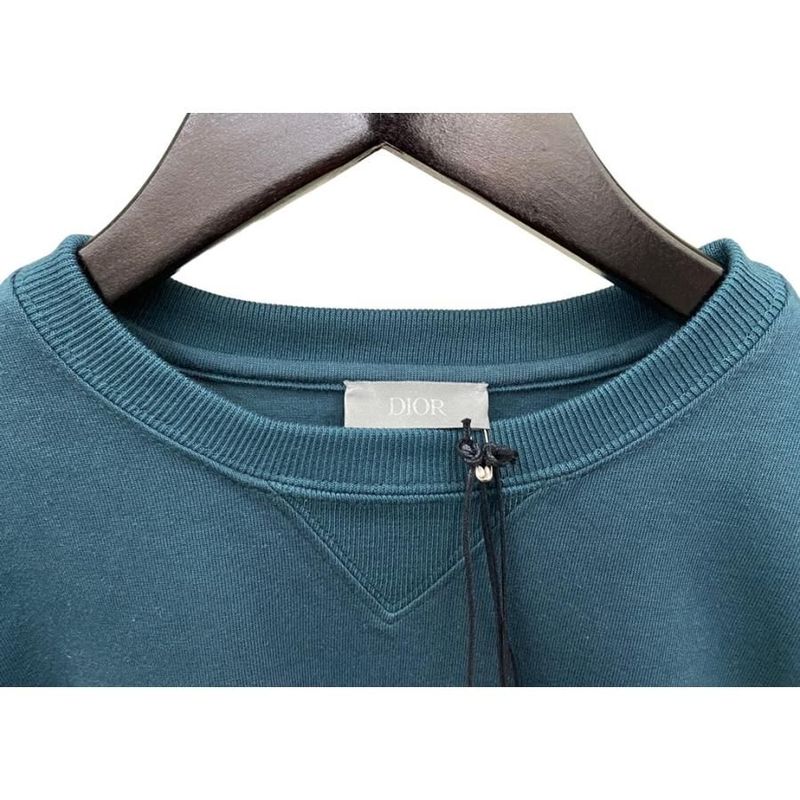 Em830 DIOR 193j646a0554 Kenny Scharf Logo Embroidery Oversize T-shirt Green X