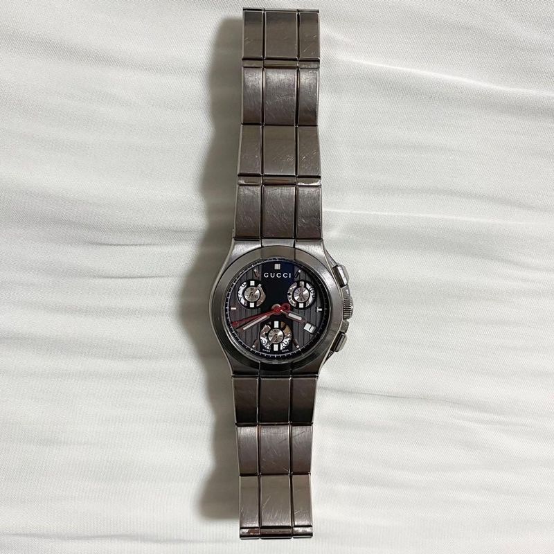 Gucci Titanium Chronograph Watch