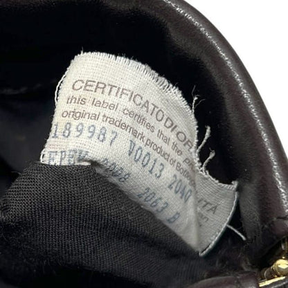 Bottega Veneta Coin Case Brown Intrecciato 189987