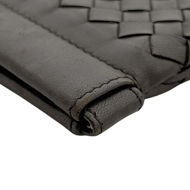 Bottega Veneta Coin Case Brown Intrecciato 189987