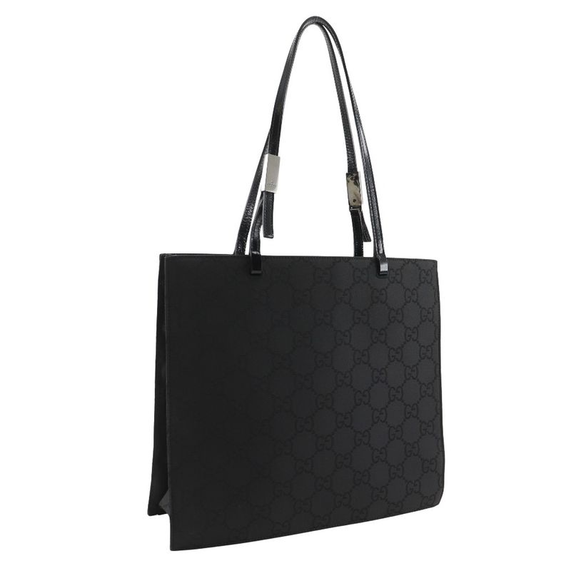 Gucci GG Canvas Black Ladies Tote Bag