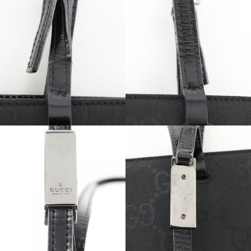 Gucci GG Canvas Black Ladies Tote Bag