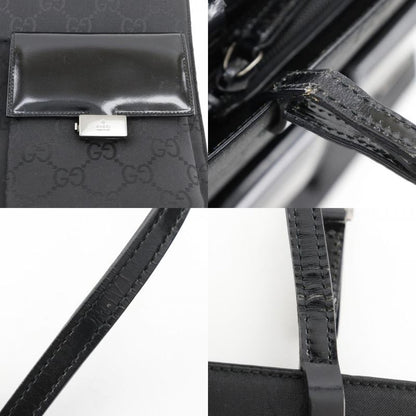 Gucci GG Canvas Black Ladies Tote Bag