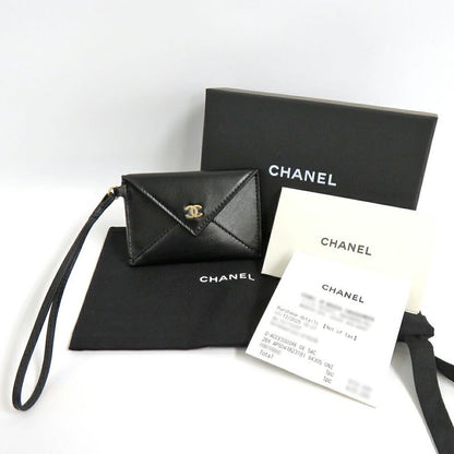 Chanel Christmas Limited Card Case Ap5041 2026ss Cuffskin Black