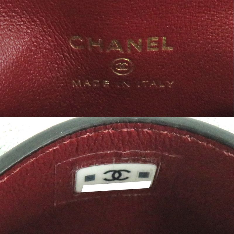 Chanel Christmas Limited Card Case Ap5041 2026ss Cuffskin Black
