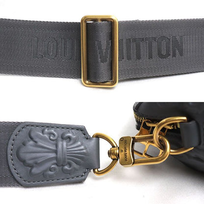 Louis Vuitton City Keepall Shoulder Bag Dark Shadow Gray IC Ladies